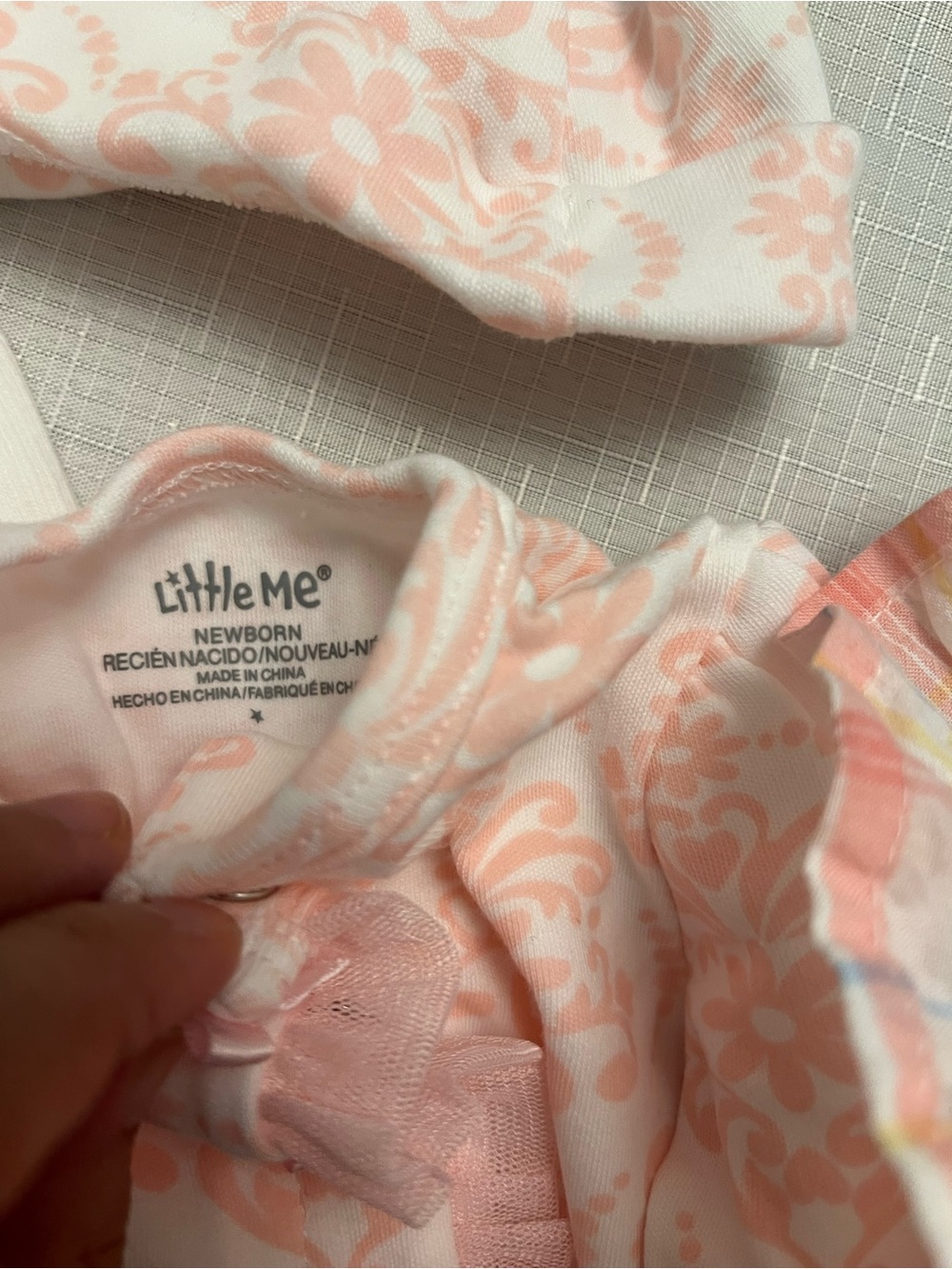 NWOT Baby Girls Ralph Lauren & Little Me Newborn & 3 Months Clothing LOT Pajamas - Picture 7 of 9